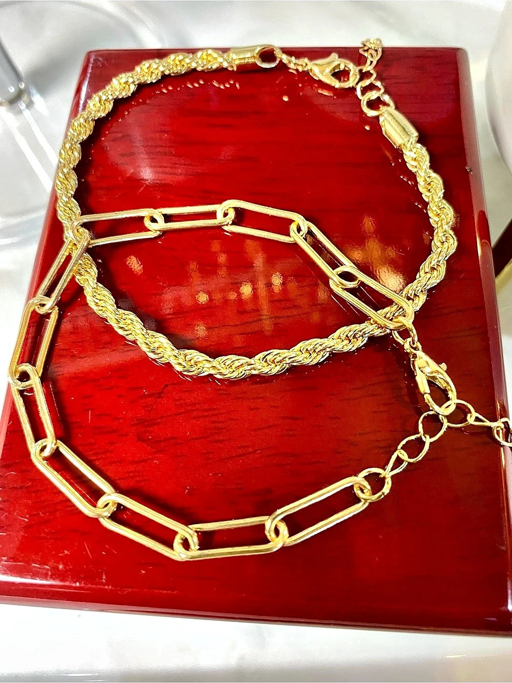 NWT 2 Piece Braceled Set - Gold Toned